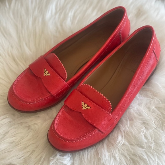 Tory Burch Red Loafer - Picture 1 of 2